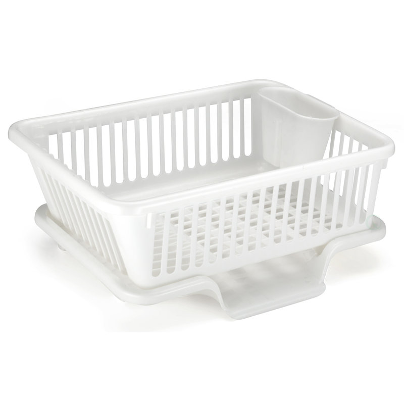 Basicwise Plastic Countertop Dish Rack & Reviews Wayfair
